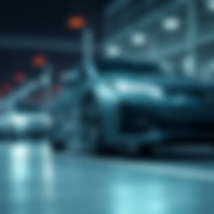 Cobalt's Essential Role in EV Batteries Electric vehicle with a cobalt-rich battery powering the future