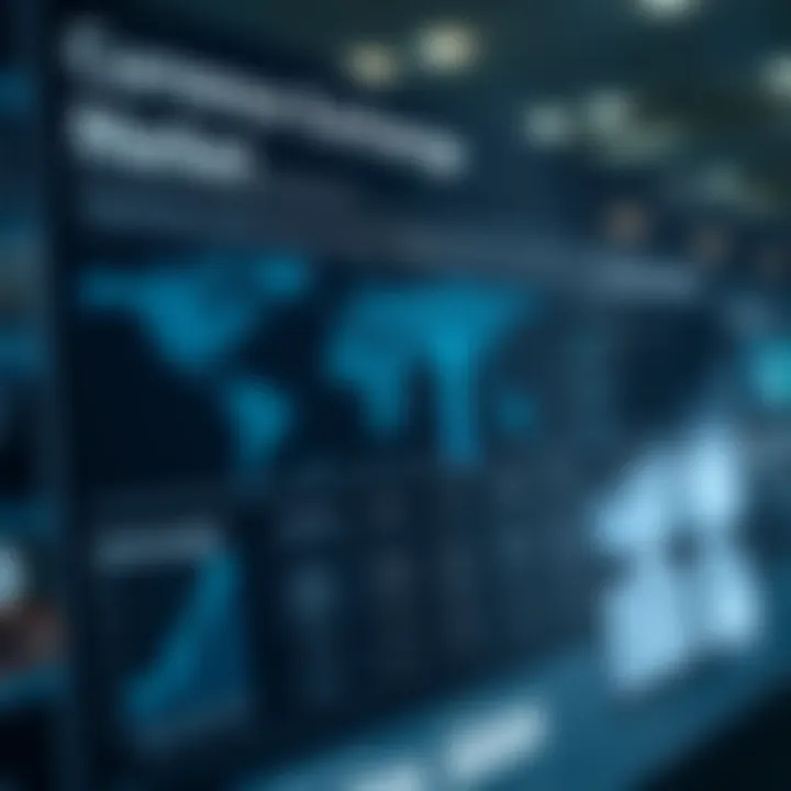 Currency Exchange Market Analysis An infographic depicting the competitive landscape of currency exchange platforms