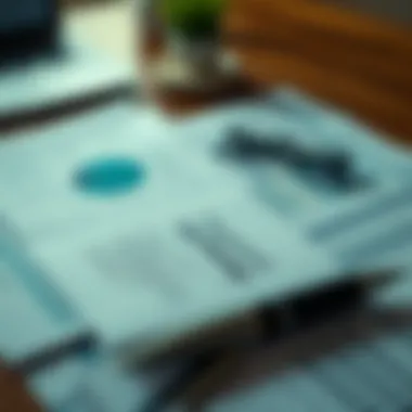 Financial documents and strategies laid out for review