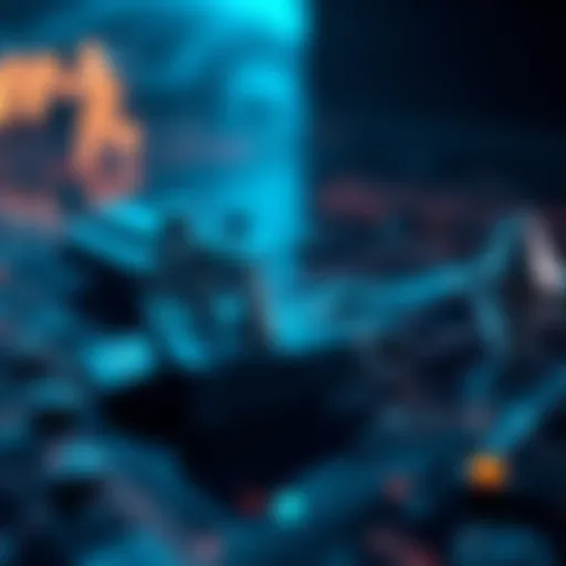 Graphical representation of Ethereum blockchain technology