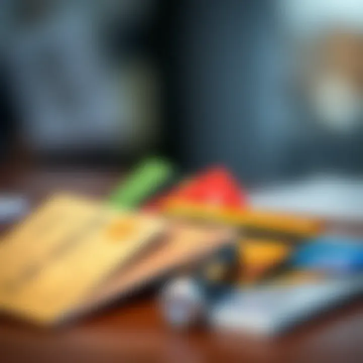 Illustration of different types of guaranteed credit cards