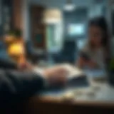 Visual representation of financial account consolidation