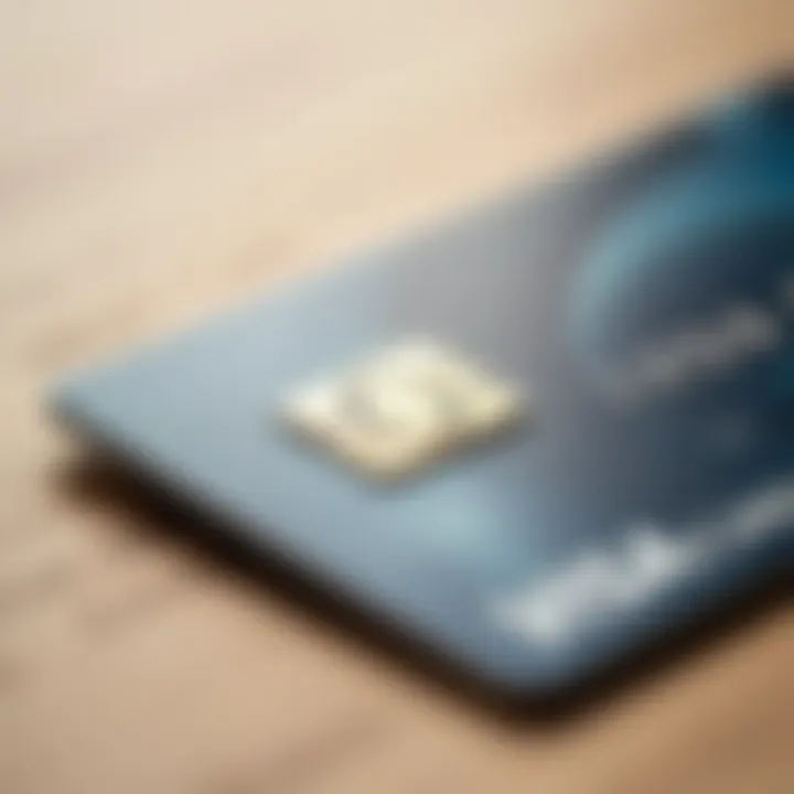 Security Features on Debit Cards A close-up view of security features on a debit card, emphasizing safety and technology.
