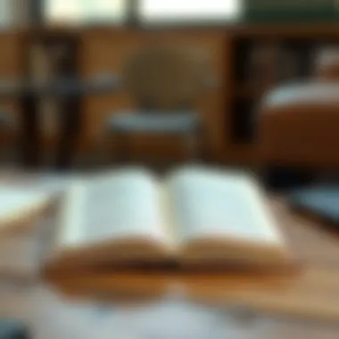 Essential Business Strategies An open book with business strategies highlighted