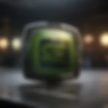 Nvidia logo showcasing the brand's strength in the tech industry