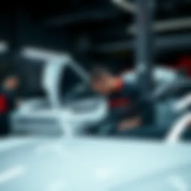 Maintenance Essentials for Tesla Sports Cars Mechanic performing maintenance on a Tesla sports car