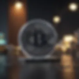 Visual representation of blockchain technology