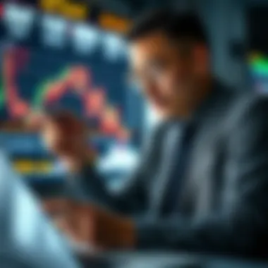 Analyzing Market Trends with Insight Financial analyst reviewing market trends