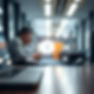 Security Features in Loan Applications Graphic showcasing security features in loan apps