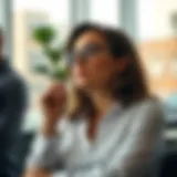 Contemplating Career Changes A busy professional contemplating part-time job options