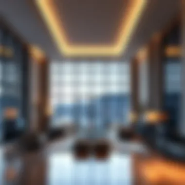 Elegant interior of a high-end residence