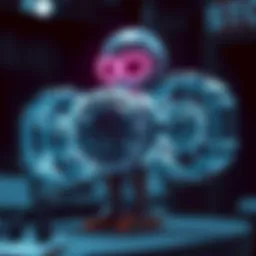 Illustration depicting the mechanism of front runner bots in trading