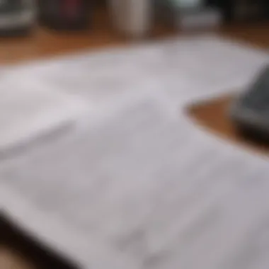 Essential Tax Forms for Filing Illustration of tax forms spread out on a desk