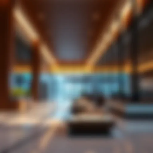 Modern Banking Facilities in Panama Panama banking interior showcasing modern facilities
