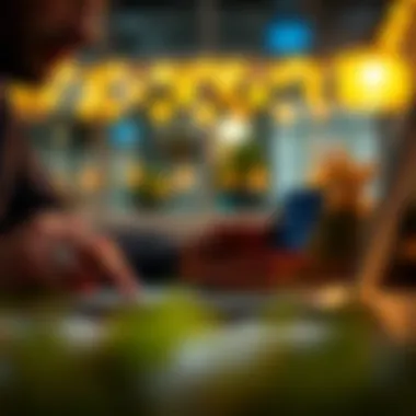 Analyzing Credit Card Offers A close-up of a person analyzing credit card offers on a laptop.