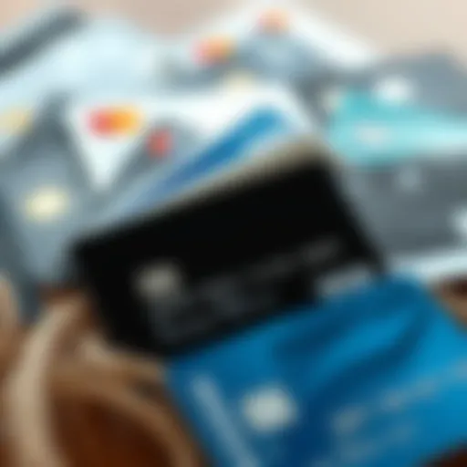 Diverse Credit Card Features A diverse array of credit cards displaying their unique features.