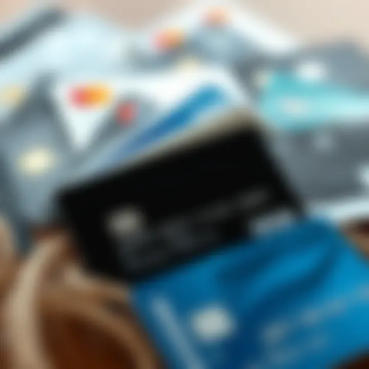 Diverse Credit Card Features A diverse array of credit cards displaying their unique features.