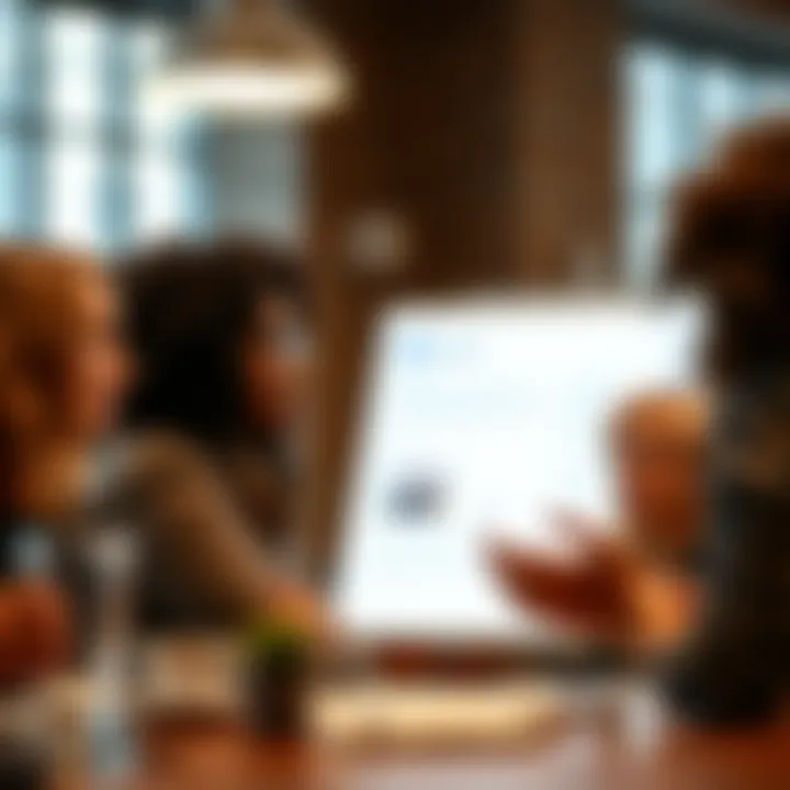 Visionary Discussion A visionary discussing strategies with a diverse group