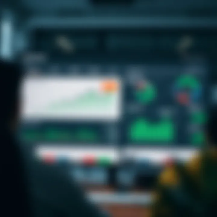 Overview of QuickBooks Financial Dashboard Intuit QuickBooks dashboard showcasing financial data