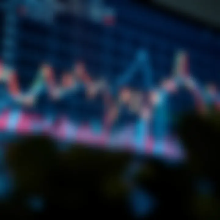 Analytical Graph of Market Trends Analytical graph showing market trends