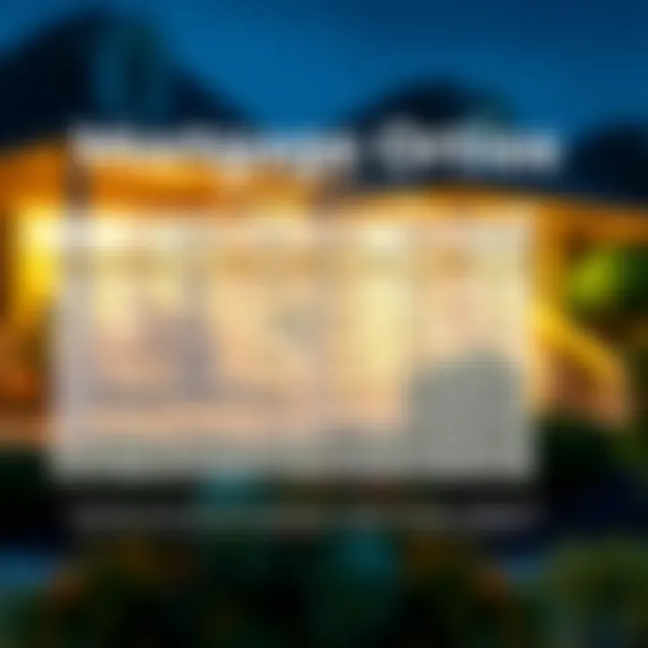 Graphic showing mortgage options for various credit scores