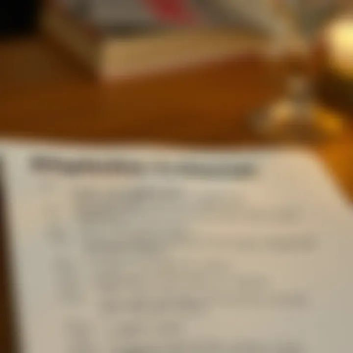 Eligibility criteria checklist