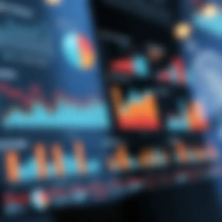 Ad Campaign Performance Metrics Graphs and charts depicting ad campaign performance metrics