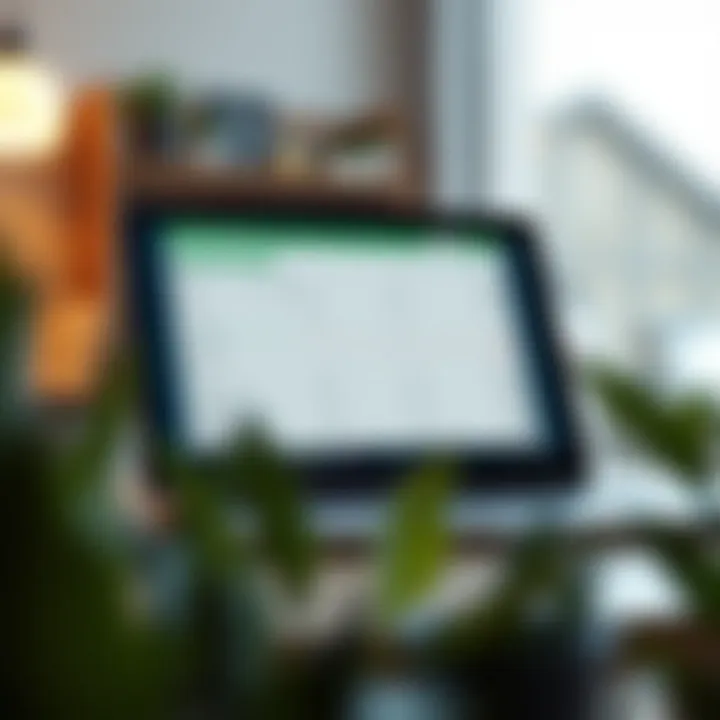 Illustration of expense tracking functionalities in QuickBooks