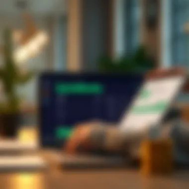 Invoicing Capabilities in QuickBooks Visual representation of invoicing capabilities in QuickBooks