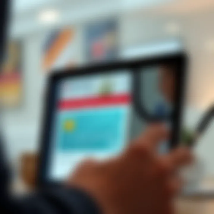 ReliaCard Online Banking User Interface User interface of ReliaCard online banking