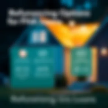 Refinancing Options for FHA Loans Infographic on refinancing options for FHA loans