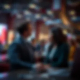 Professional networking for financial growth