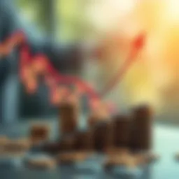 Graph showing the upward trajectory of financial investments