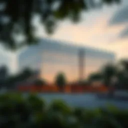 Architectural view of Sun Pharma headquarters