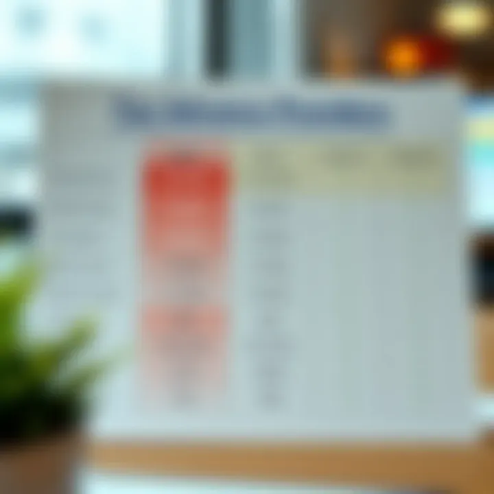Comparing Tax Advance Providers Comparison chart of different tax advance providers
