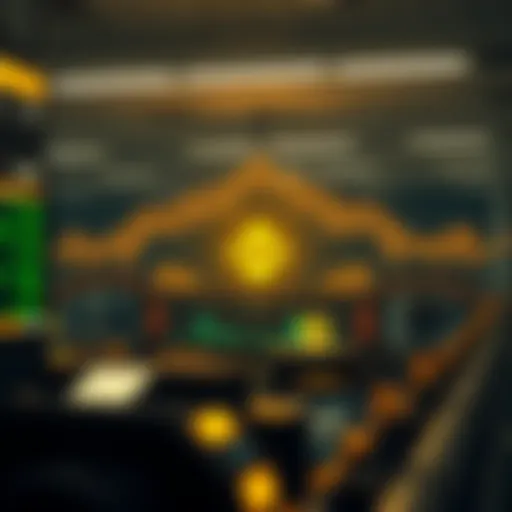 Binance Market Structure An illustration depicting the Binance market structure and trading interface