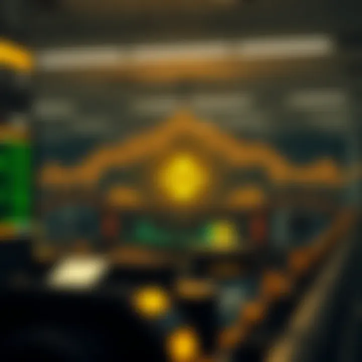 Binance Market Structure An illustration depicting the Binance market structure and trading interface