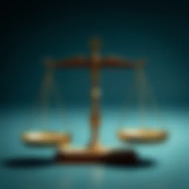 Balancing Ethics and Marketing A balanced scale representing ethical considerations in marketing