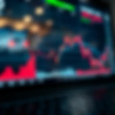 Fluctuating Interest Rates A financial chart showing fluctuating interest rates