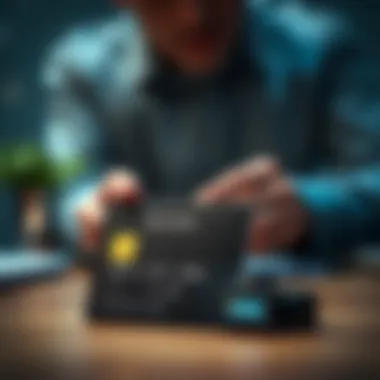 Understanding Credit Card Limits Illustration of credit card limits concept