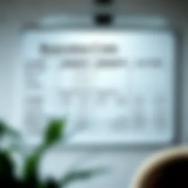 Renovation Costs Analysis A detailed breakdown of renovation costs on a whiteboard