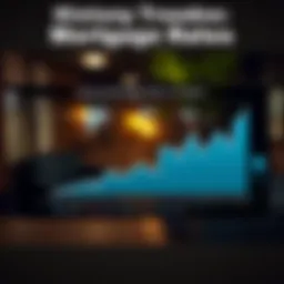 Chart showing historical mortgage rate trends in Indiana