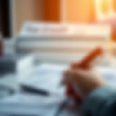 Illustration of the application process for tax credits.