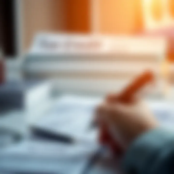 Illustration of the application process for tax credits.