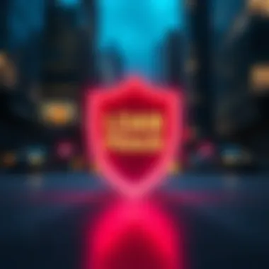 Protection Against Loan Fraud Illustration of a shield protecting against loan fraud