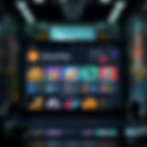 Diverse Art Styles in NFT Creation Innovative NFT creation interface showcasing diverse art styles