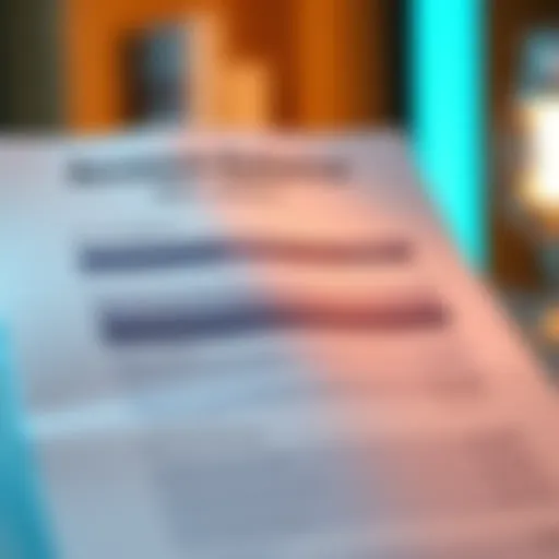 Account Balance Overview An illustration showing an account balance statement