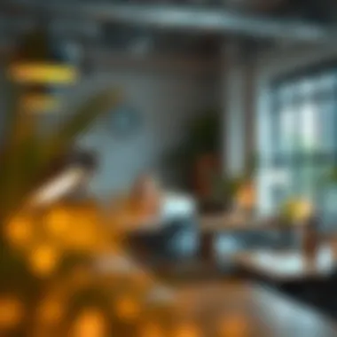 Nurturing Creativity in the Workspace Startup workspace with creative atmosphere