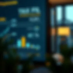 Visual representation of tax filing thresholds