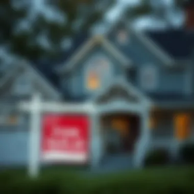 Home Buying with Bad Credit A house with a 'For Sale' sign